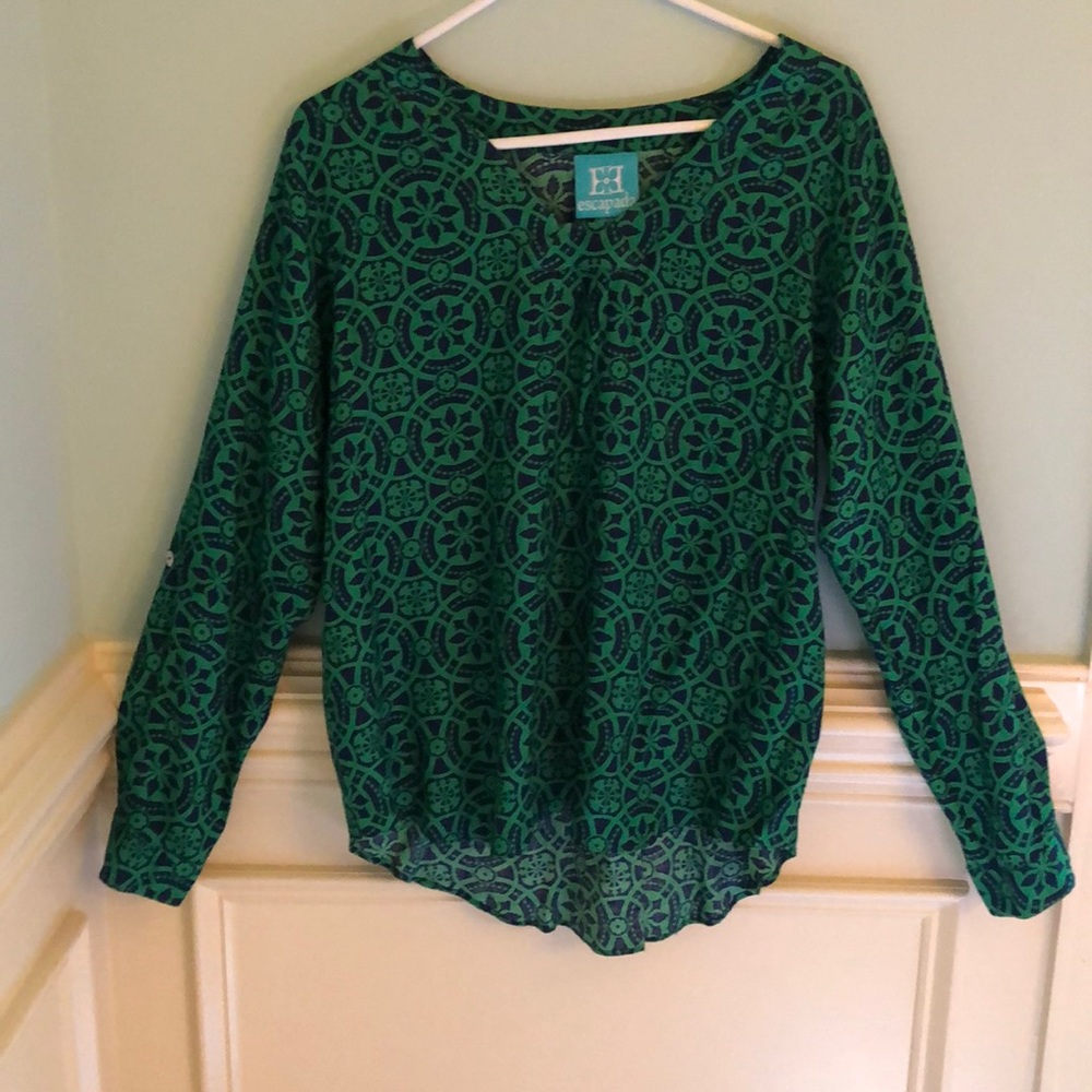 Escapada, Women’s size L resort blouse